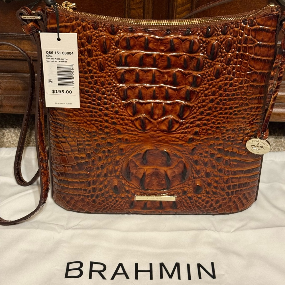 NWT Brahmin Katie in Pecan Melbourne